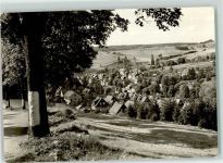 07343 O6860 Wurzbach - Blick von der Lobensteiner Straße Kirche