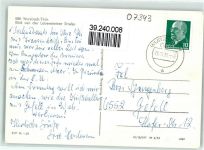 07343 O6860 Wurzbach - Blick von der Lobensteiner Straße Kirche