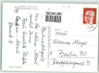 56812 W5590 Cochem Gebrauchsspuren Moselpromenade Burg