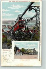 95478 W8584 Löschwitz , Stadt 1919 - Schwebahn Ratskeller