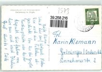 87549 W8977 Rettenberg , Oberallgäu - Landpoststempel Pfarrkirche St. Stephan Schofalpen Bieberkopf Elfer- und Zwölferkopf