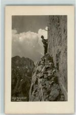 Totenkirchl Wand AK Bergsteiger Privatfoto AK
