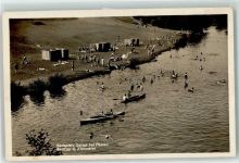94032 W8390 Gaißa - Badestrand Ruderboote Liegewiese Umkleidekabinen