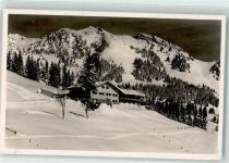 83727 W8163 Bayrischzell - Berghaus Winter Schnee Wildalpjoch