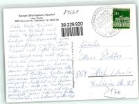 87561 W8980 Tiefenbach b Oberstdorf Gebrauchsspuren Ev. Erholungsheim Alpenhof