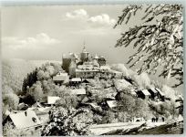 96337 W8642 Lauenstein , Oberfr - Burg Lauenstein Winter