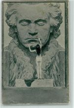 Beethoven Jugendstil AK Fidus
