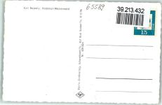 65589 W6253 Hadamar , Westerw Foto AK Frohe Festtage Glocke Kerze Brücke