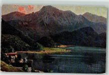 82431 W8111 Herzogstand Künstlerkarte Kochelsee