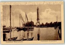 Osternothafen Chorzelin - Fischerboot mit Leuchtturm