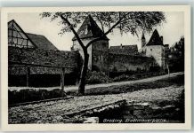 91171 W8547 Greding Foto AK Stadtmauer