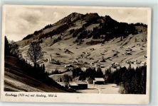 6992 Hirschegg , Kleinwalsertal Gebrauchsspuren mit Heuberg