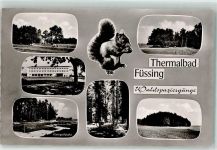 94072 W8397 Bad Füssing - Thermalbad Kleingolfplatz Eichhörnchen Kurhaus