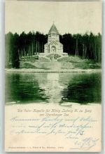 82335 W8137 Berg , Starnberger See 1901 - Votivkapelle für König Ludwig II.