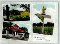 96476 W8634 Rodach b Coburg - St. Georgberg Wegweiser