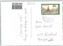96476 W8634 Rodach b Coburg - St. Georgberg Wegweiser