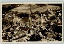 84130 W8312 Dingolfing - Fliegeraufnahme Kirche