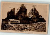 Auronzohütte Rifugio Auronzo - Misurina Tre Cime Lavaredo drei Zinnen