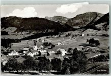 87534 W8974 Steibis - Dorfkirche Rindalphorn Hochgrat Hüttenstempel