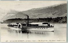 le Lac du Bourget la Savoie Raddampfer