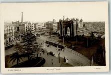 Barcelona - Arco del Triunfo Straßenbahn Oldtimer