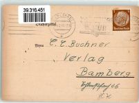 85049 W8070 Ingolstadt , Donau Nota Ganghofersche Buchhandlung