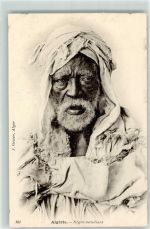 Negro mendiant Bettler Verlag J. Geiser Nr. 163 AK Volkstypen / Brauchtum Algerien