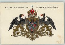 Nr. 285 Wappen , das mittlere Wappen der Österr. Länder Kriegsfürsorgeamt