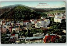 Karlovy Vary Karlsbad - Pohled z Hubertusburku