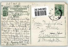 Opatija Abbazia 1916 Gebrauchsspuren Hafen u. Landungsspitze Dampfer Segelboot