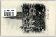 67000 Strasbourg Straßburg 1903 - Flaggenstempel Kleberplatz Münster