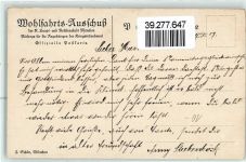 Wir mögn a mit nach Paris Soldaten Kinder Wohlfahrtsausschuß Propaganda WK I 1917 Künstlerkarte