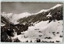 6993 Baad , Kleinwalsertal Foto AK Turatal Starzeljoch Grünhorn Ochsenhofer Scharte Ochsenhoferköpfen Hüttenstempel Starzelhaus 1300 m