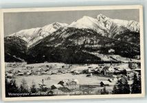 6100 Seefeld in Tirol - Reitherspitze 2375 Kirche Winter Schnee Wintersportplatz