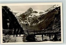 5640 Nassfeld Bad Gastein Foto AK Schareck Berge Schnee Männer