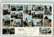 85049 W8070 Ingolstadt , Donau - Kriegerdenkmal Sebastianskirche4 Am Stein Stadtmauer Kreuztor Liebfrauenkirche Altes Schloss Donaubrücke Festung Hauptwache