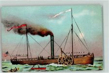Schiffe Dampfschiff Clermont Dampfer Amerika