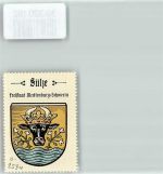 18334 O2594 Bad Sülze Vignette Wappen Kaffee Hag Nr. 38 Schwarzer Stierkopf