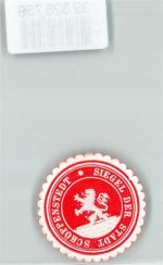 38154 W3308 Schöppenstedt Siegelmarke Siegel der Stadt Schöppenstedt