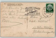 Deutsche Luftpost 250 mal über den Südatlantik Juni 1937 Werbestempel WK II Gebrauchsspuren