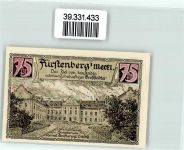 16798 O1432 Fürstenberg , Havel Geldschein Notgeld Gutschein 75 Pfennig Sanatorium