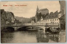 07570 O6518 Weida , Thür 1913 - Wilhelm Ernst-Brücke Osterburg
