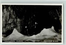 3270 Scheibbs - Oetscherhöhle Geldloch Eisbalustrade im Dom