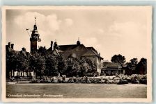 Swinemünde Swinoujscie Foto AK Kurhausgarten Kirche Ostseebad