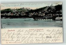 O8000 Loschwitz Drahtseilbahn Raddampfer Tetschen Schwebebahn 1902