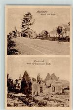 02190 Aguilcourt - Mühle zerschossene Kirche