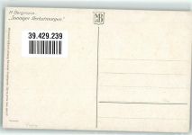 Sonniger Herbstmorgen sign.M.Bergmann Meissner u. Buch Serie 2734 Postkutsche Künstlerkarte