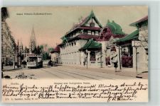 W1000 Tiergarten Eingang Straßenbahn Kaiser Wilhelm Gedächtniskirche Zoo 1908