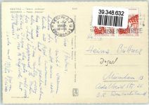 Beograd Belgrad Gebrauchsspuren Palata Albanija Omnibus Auto Foto AK