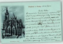 Prag Praha 1900 - Katedrala sv. Vita Mond